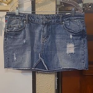 KALI DENIM mini skirt